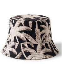 Palm Angels - Printed Cotton-canvas Bucket Hat - Lyst