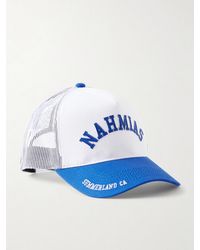 NAHMIAS - Summerland Cotton And Mesh Trucker Cap - Lyst