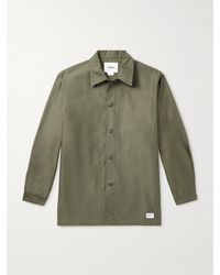 WTAPS - Logo-Appliquéd Cotton-Twill Shirt - Lyst