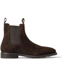 Morjas - Suede Chelsea Boots - Lyst