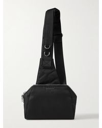 Givenchy - Antigona Leather-trimmed Shell Messenger Bag - Lyst