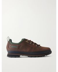 Timberland - Euro Hiker Canvas-Trimmed Leather Hiking Boots - Lyst