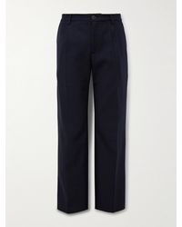 Portuguese Flannel - Pleated Wool Trousers - Lyst