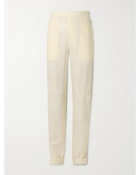 Ralph Lauren - Glenn Straight-Leg Linen Suit Trousers - Lyst