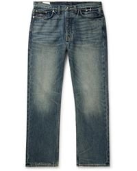 Rhude - Straight-leg Distressed Jeans - Lyst