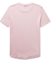 Orlebar Brown - Ob-t Slim-fit Linen-jersey T-shirt - Lyst