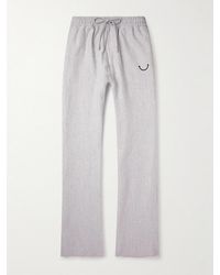 READYMADE - Straight-Leg Logo-Embroidered Cotton-Jersey Sweatpants - Lyst