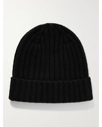 Hartford - Ribbed Wool And Cashmere-blend Beanie - Lyst