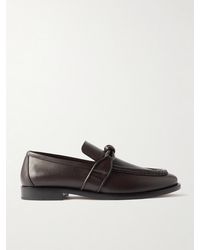 Bottega Veneta - Astaire Knot-Detailed Leather Loafers - Lyst