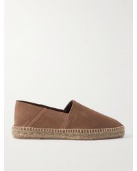 Tom Ford - Barnes Textured-leather Espadrilles - Lyst
