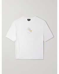 A.P.C. - Jack Printed Organic Cotton-jersey T-shirt - Lyst