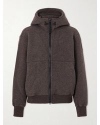 Canada Goose - Chilliwack Hooded Wool-Blend Fleece Bomber Jacket - Lyst