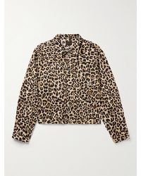 Kapital - Leopard-print Cotton-gauze Shirt Jacket - Lyst