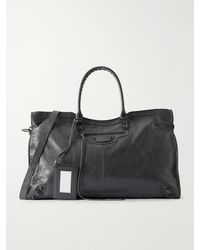 Balenciaga - Le City Travel Arena Textured-Leather Tote Bag - Lyst