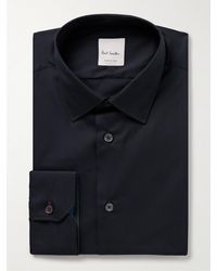 Paul Smith - Slim-fit Cotton-blend Poplin Shirt - Lyst