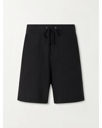 James Perse - Straight-Leg Cotton-Jersey Drawstring Shorts - Lyst