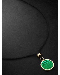 Jacquie Aiche - Malachite And Cord Pendant Necklace - Lyst
