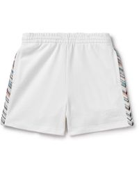 Missoni - Logo-embroidered Cotton-jersey Shorts - Lyst