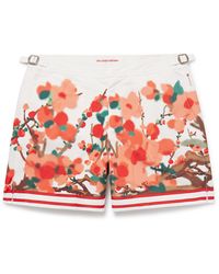 Orlebar Brown - Bulldog Straight-leg Mid-length Floral-print Swim Shorts - Lyst