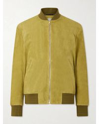 Paul Smith - Suede Bomber Jacket - Lyst