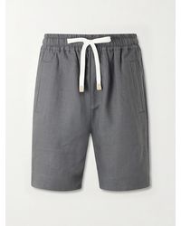 Eleventy - Straight-leg Linen Shorts - Lyst