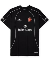 Balenciaga - Barcelona Soccer T-shirt Oversized - Lyst