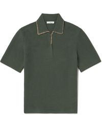 MR P. - Embroidered Cotton Polo Shirt - Lyst