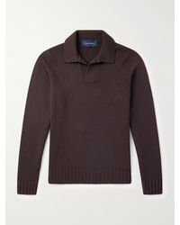 Thom Sweeney - Skipper Wool Polo Shirt - Lyst