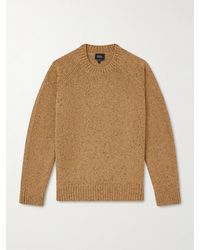 A.P.C. - Harris Flecked Virgin Wool Sweater - Lyst