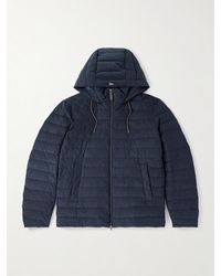 Herno - Quilted Cotton-Corduroy Hooded Down Jacket - Lyst