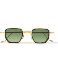 Jacques Marie Mage - Atkins D-Frame And-Tone Titanium Sunglasses - Lyst