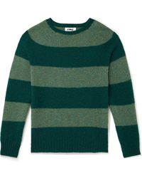 YMC - Striped Wool Sweater - Lyst