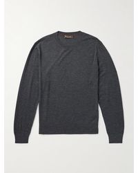 Loro Piana - Sottile Slim-Fit Wool, Silk And Cashmere-Blend Sweater - Lyst