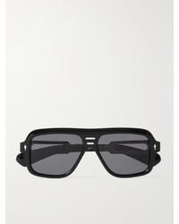 Jacques Marie Mage - Glenn Gould Fugue Aviator-Style Acetate And-Tone Sunglasses - Lyst