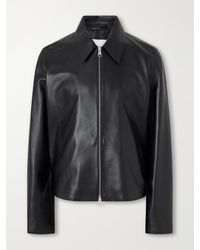Ami Paris - Leather Jacket - Lyst