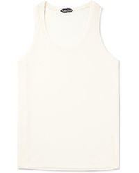 Tom Ford - Ribbed-knit Tank Top - Lyst