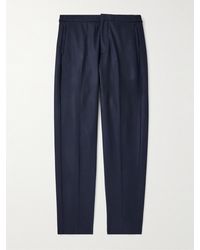 Loro Piana - Breia Tapered Wool And Cashmere-Blend Trousers - Lyst