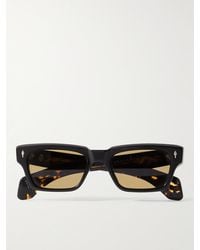 Jacques Marie Mage - Ashcroft Rectangular-frame Tortoiseshell Acetate Sunglasses - Lyst