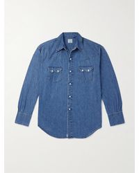 Orslow - Denim Western Shirt - Lyst