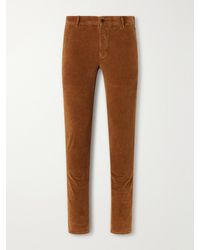 Slowear - Straight-Leg Cotton-Blend Corduroy Trousers - Lyst