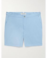 Frescobol Carioca - Rio Slim-fit Mid-length Recycled-shell Swim Shorts - Lyst