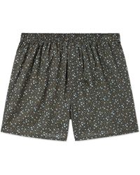 Sunspel - Floral-print Cotton Boxer Shorts - Lyst