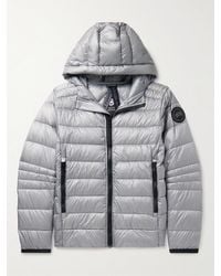 Canada Goose - Crofton Slim-fit Logo-appliquéd Quilted Nylon-ripstop Hooded Down Jacket - Lyst