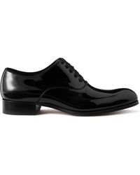 Tom Ford - Edgar Patent-leather Oxford Shoes - Lyst