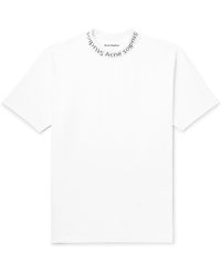 Acne Studios Navid Stretch-jersey T-shirt - White