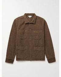 Save Khaki - Cotton-corduroy Shirt Jacket - Lyst