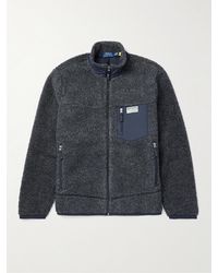 Polo Ralph Lauren - Shell-trimmed Fleece Jacket - Lyst