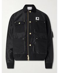 Sacai - X Carhartt Corduroy-Trimmed Blouson Jacket - Lyst