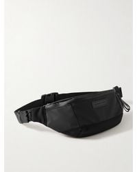 master-piece - Slick Rubberised Shell And Cordura Ballistic Nylon Belt Bag - Lyst
