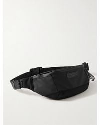 master-piece - Slick Rubberised Shell And Cordura Ballistic Nylon Belt Bag - Lyst